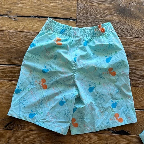 Disney Aqua Mickey Mouse Shorts - Picture 5 of 7